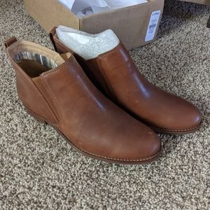 LL Bean leather ankle boots